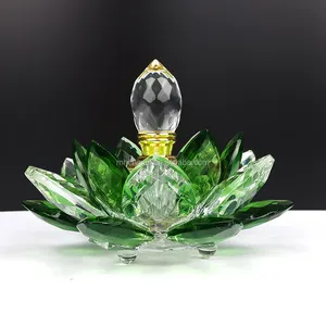 绿色莲花水晶香水瓶 MH-X0830