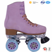 Chaussures de patins à roulettes pour camion à quatre roues en alliage d'aluminium, Logo personnalisé, couleur blanche
