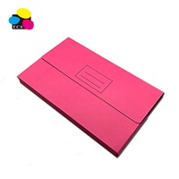 Porte-documents A4 Rose en Papier Écologique pour Bureau, Classeur de Documents de Haute Qualité, Porte-documents Tricolore Stone Shanghai