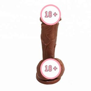 Großer Glans-Dildo mit Realistischem Großem Kopf, TPE-Material, Strukturierter Schaft, Weiches Flexibles Design, Starker Saugnapf-Basis, Wasserdicht - Product Image 3