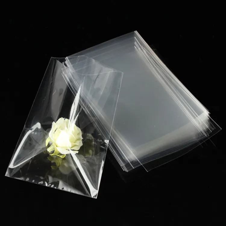 Hot-selling Food Grade Flat Opp Bag Transparent Lollipop Candy Packaging Bag Plastic Bag*