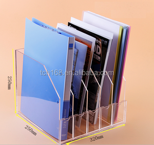 Văn phòng sử dụng Acrylic Tập Tin Rack/Nhựa Letter/Khay Tài Liệu - Product Image 4