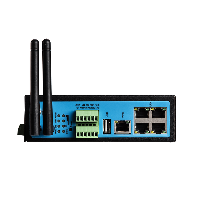 din rail 4G lte modem industrial ethernet vpn switch dual sim iot gateway router with rs485 for wireless oil well monitoring