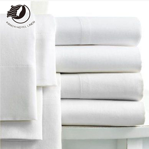 Ropa de cama de algodón egipcio 100%, juego de ropa de cama de Hotel, blanca, barata, 400 hilos - Product Image 3