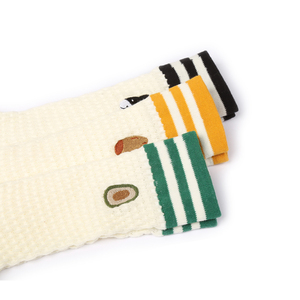 Fibra di bambù logo personalizzato moda addensare asciugamano donna sock calze - Product Image 4
