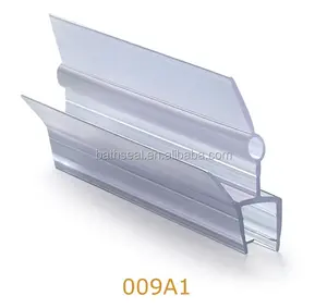 Shower Screen Seal Strip untuk 4-6Mm Melengkung Datar Kaca Pintu Kamar Mandi