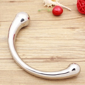 Bon Acier Inoxydable Anal Godes Métal Pénis Butt Plug p-spot Stimulation <span class=keywords><strong>Gay</strong></span> Hommes Jouet Prostate Masseur - Product Image 4