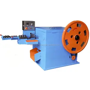 High speed double line nail making machine for wire nail production