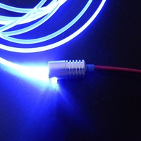 Offre Spéciale : Mini Moteur Lumineux à Fibre Optique, Entrée DC12V, LED R/G/B/Y/P/W 2W, pour Éclairage de Voiture à Fibre Optique