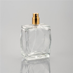 Estilo francés de cristal claro de aceite de botella de vidrio de 100 ml de las mujeres de la botella de Perfume - Product Image 1