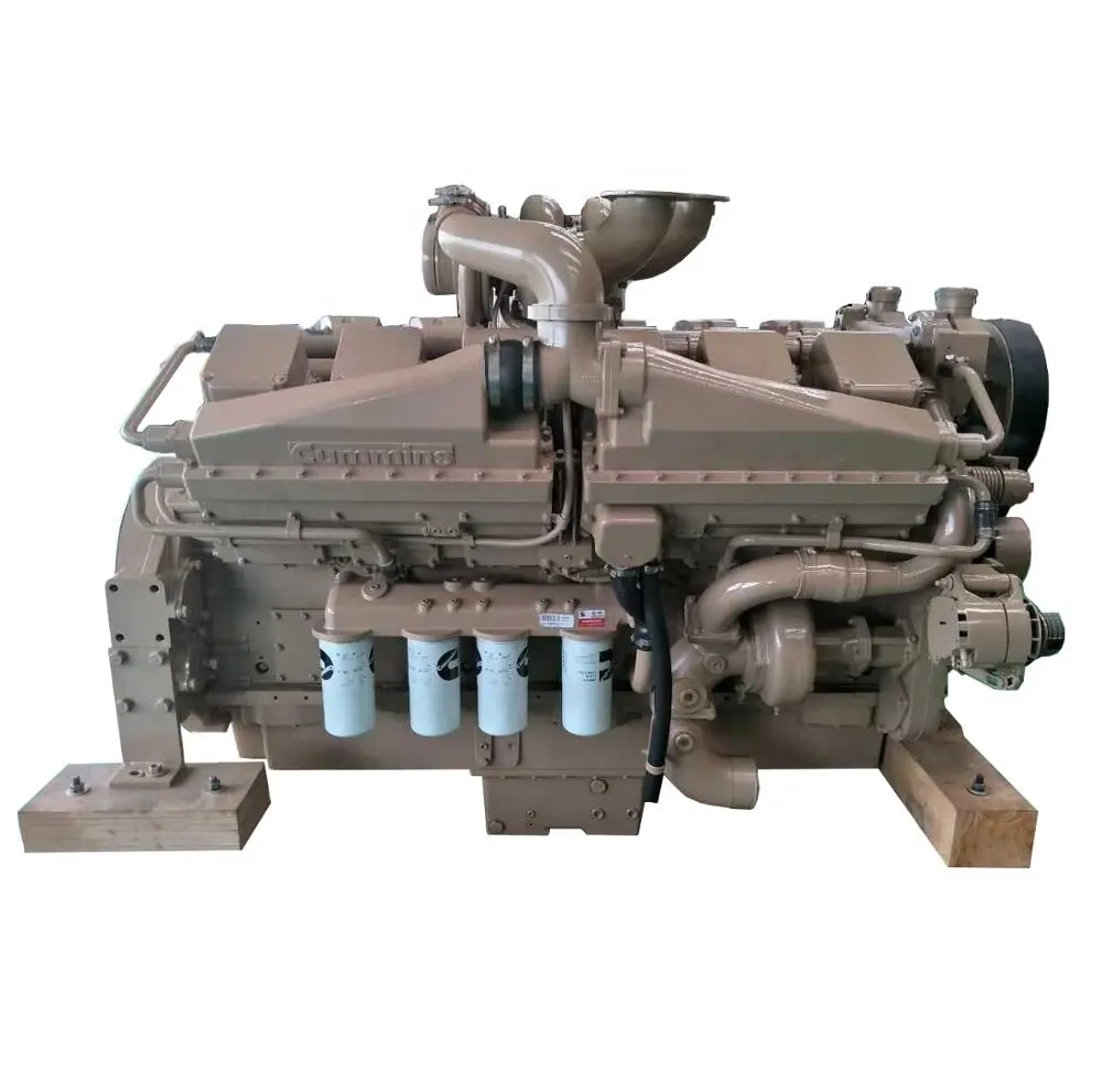 Originele 12 Cilinder Diesel Bouw Motor Compleet Qsk38 Motor Voor Cummins