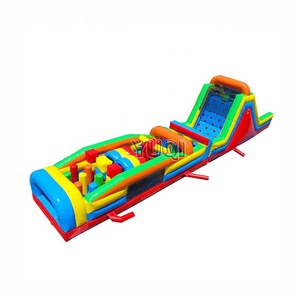 Pista <span class=keywords><strong>de</strong></span> obstáculos inflable <span class=keywords><strong>de</strong></span> alta calidad, tobogán inflable arcoíris, casa <span class=keywords><strong>de</strong></span> rebote, parque <span class=keywords><strong>de</strong></span> atracciones inflable gigante en venta - Product Image 2