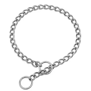 steel pet dog collar chain