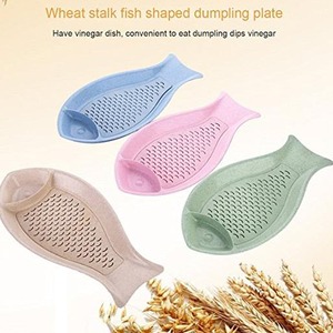 <span class=keywords><strong>Assiette</strong></span> d'égouttage en forme de poisson, pour faire soi-même, plateau de paille pour puces, Fruits, blé, ml - Product Image 5