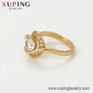 خواتم مجوهرات أنيقة مطلية بالذهب عيار 24 قيراط من شوبينغ الصينية 15554 للنساء - Product Image 4