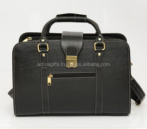 Bolso de oficina para ordenador portátil, bandolera de hombro de cuero, producto nuevo de la fábrica India, 2022 - Product Image 1