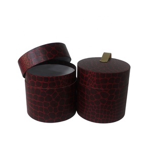 <span class=keywords><strong>2025</strong></span> bán buôn nhà máy handmade New phong cách trang sức ống giấy Hộp bao bì với bề mặt da - Product Image 1