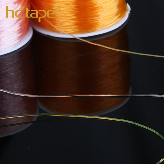 Ювелирный эластичный шнур из ТПУ и пластика с бусинами