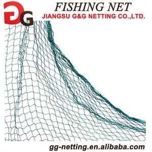 POLYESTER KNOTLESS NETTING, HEAT SETTING AND LENGTHWISE STRETCHED