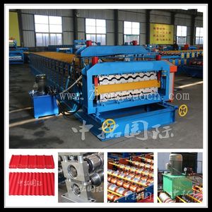 Sac metal çatı çift katmanlı rulo şekillendirme makinesi - Product Image 3