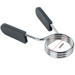 28mm वजन उठाने Dumbbell लोहे का दंड दबाना वसंत कॉलर - Product Image 1