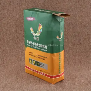 2023 new ISO certification white kraft paper valve cement bag,putty powder bag for 25kg 20kg 50kg with logo printing packing bag