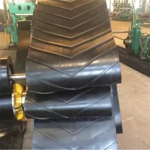 Manufacture of rough top Circular Rubber Conveyor ep 200 Industrial Belt