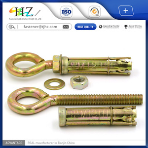 2017 nueva Znic Plateado Todo el Tamaño De Acero Al Carbono Pernos de Ojo de Tornillo - Product Image 3