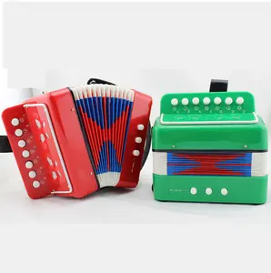 Instrument Factory supply toy Red Color Optional Accordion Children Small Child Early Learning Accordion for sale