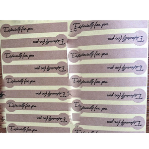 Handmade Với Tình Yêu Kraft Giấy Dính Stickers Seal Hand Made Sticker Nhãn Cho Túi Quà Tặng Cupcake Hộp - Product Image 1