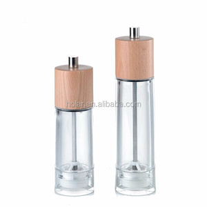 [Holar] ไต้หวันทำจากไม้ธรรมชาติคริลิคเกลือพริกไทยบดด้วยเครื่องบดเซรามิก - Product Image 4