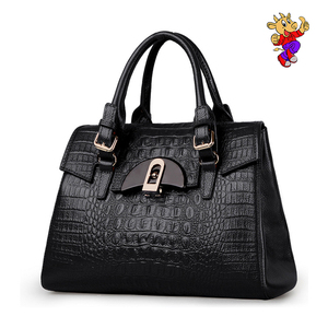 2017 la Más Nueva manera de la mujer del cuero genuino bolso de mano para mujer del bolso de piel de cocodrilo grano bolsas - Product Image 1