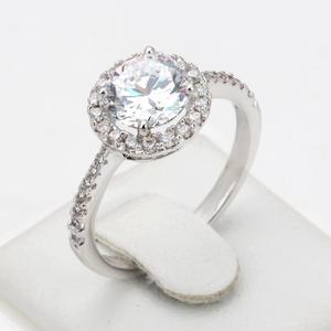 Mode <span class=keywords><strong>Super</strong></span> Flash Zircon Bague Couleur Or Rose Fait avec de Véritables Cristaux Autrichiens Tailles Complètes En Gros R319 R320 - Product Image 5