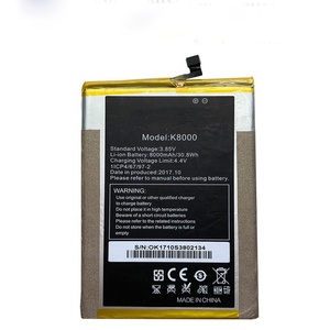 แบตเตอรี่โทรศัพท์มือถือสำหรับ OUKITEL K7 K6000 K5000 K8000 <span class=keywords><strong>K10000</strong></span> แบตเตอรี่ 10000mAh ใช้งานได้นาน - Product Image 1