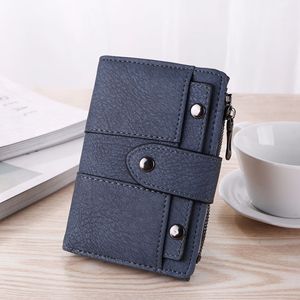 Portafoglio Mini in <span class=keywords><strong>Pelle</strong></span> di Alta Qualità per <span class=keywords><strong>Donna</strong></span>, <span class=keywords><strong>Borsellino</strong></span> Corto con Funzione Antifurto, Fodera in Cotone, Porta Monete e Carte di Credito - Product Image 3