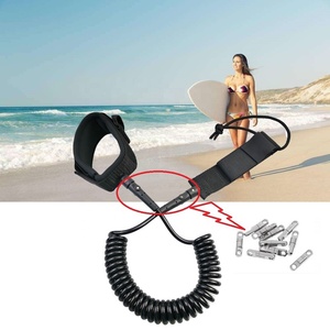 Haute qualité 8mm 304 robuste en acier inoxydable pivotant surf laisse pivotant laisse de planche de surf pivotant - Product Image 6