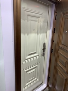 Moderno interior elegante apartamento blanco exterior puerta de seguridad/insonorizadas - Product Image 2