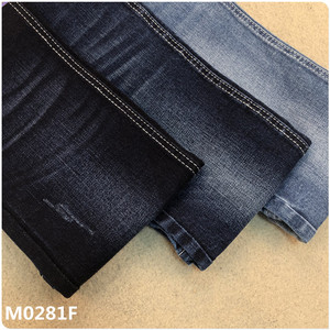 Tela de algodón Spandex para hombres, tejido Denim de alta calidad, 11oz, a la venta, hilo elástico, <span class=keywords><strong>traje</strong></span> de sarga teñida - Product Image 5
