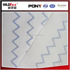 Padrão escovado tecido micro fibra pano de limpeza