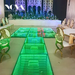 2018 Novos برودوتوس Levou بيستا دي الدنماركية دي Discoteca/painel ، Espelho 3d Led الرقص الطابق