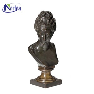Decorazione moderna arte del metallo famoso busto scultura fusione bronzo ottone busto <span class=keywords><strong>David</strong></span> scultura bronzo statua busto - Product Image 4