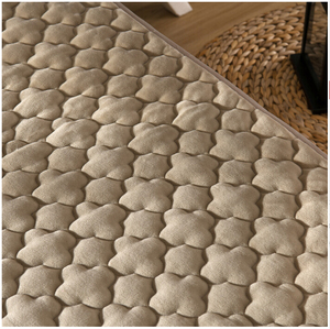Multi <strong>Quilting</strong> Polyester Mattress <strong>Protector</strong> with Skirt Plain Style Bed Mat for Bedroom - Product Image 2