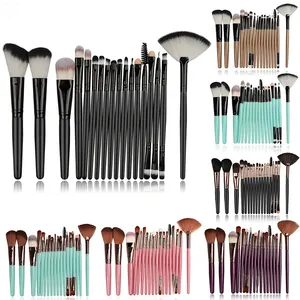 Goedkope 2022 Hete Verkoop Veganistische Zachte Make-Up Borstel Set 18 Stuks Hoge Kwaliteit Professionele Make-Up Borstels Uit China