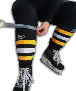 China Transparent Shin Guards Socke Pad Klar Hockey Band Pvc