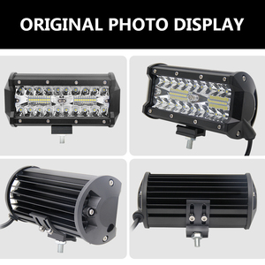 Auxtings-barre lumineuse Led double rangée 7 pouces, vente en gros, voiture tout terrain, 4x4, camion - Product Image 3