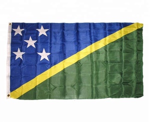 Commercio all'ingrosso 3 * 5FT Poliestere Stampa di Seta Appeso Isole Salomone Bandiera nazionale tutto il formato Su Ordinazione del Paese Bandiera - Product Image 2