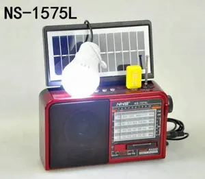 Speaker Radio Tenaga Surya Portabel, Speaker Radio Tenaga Surya Usb Multiband Nirkabel Portabel Kecil dengan Lampu Obor untuk Berkemah Luar Ruangan