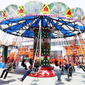 Al aire libre parque de atracciones juegos picadero forain <span class=keywords><strong>swinger</strong></span> sillas para la venta voladores - Product Image 2