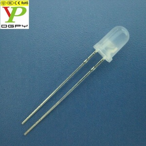 2 broches Rgb Led 3mm 5mm rond 7 diodes de couleur/diodes Led de couleur variable/diodes électroluminescentes à changement de couleur 1000 pièces par sac - Product Image 4