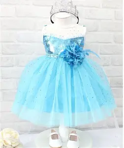 Factory direct salesChildren wear frozen dress birthday dresses for girls free pattern evening dresses